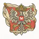 polish flag tattoo design idea