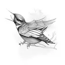Swallow Bird tattoo design idea