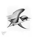 Swallow Bird tattoo design idea