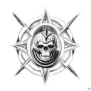 MEDIEVAL OCCULTIST  tattoo design idea