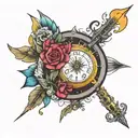 decisions determine destiny tattoo design idea