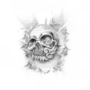 Only God Can Judge Me tattoo design idea