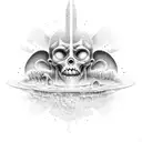 Only God Can Judge Me tattoo design idea