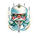 david and goliath tattoo design idea