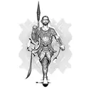 david and goliath tattoo design idea