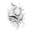 Lawyer tattoo design idea