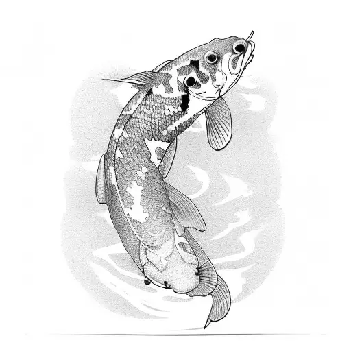 Koi Fish tattoo design idea