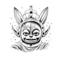 teletubbies tattoo design idea