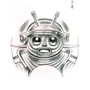 teletubbies tattoo design idea