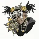juice wrld 999 tattoo design idea