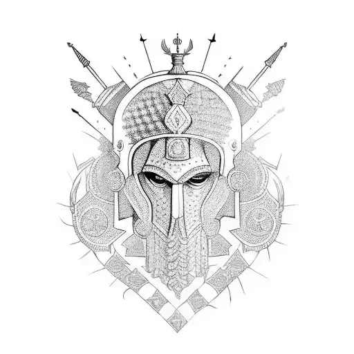 polish hussar  tattoo design idea