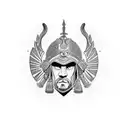 polish hussar  tattoo design idea