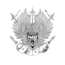 polish hussar  tattoo design idea