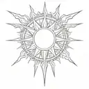 Godsmack sun tattoo design idea