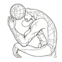 atlas holding the world tattoo design idea