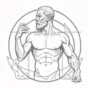 atlas holding the world tattoo design idea