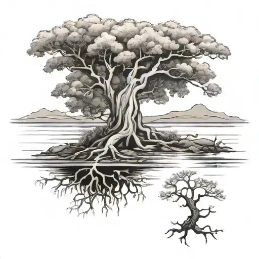 Psalm 1 tree planted by the water tattoo design idea