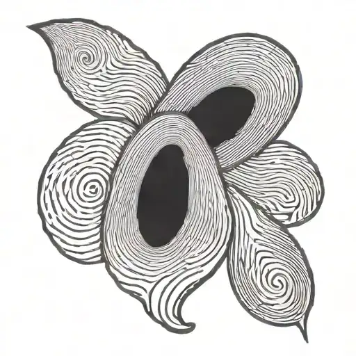 thumb prints  tattoo design idea