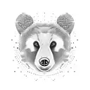 mama bear two cubs tattoo design idea