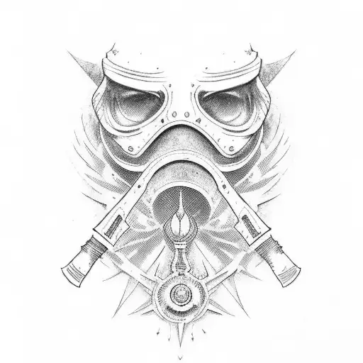 plague doctor tattoo design idea