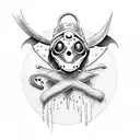 plague doctor tattoo design idea