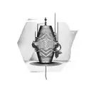 snare drums tattoo design idea