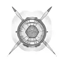 snare drums tattoo design idea