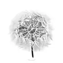 Dandelion tattoo design idea