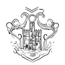 Bardi Castle  tattoo design idea