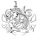 Bardi Castle  tattoo design idea