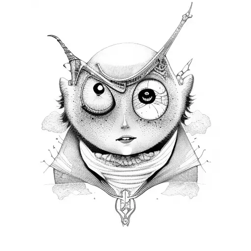 coraline tattoo design idea