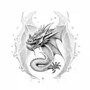 dragon snapper tattoo design idea