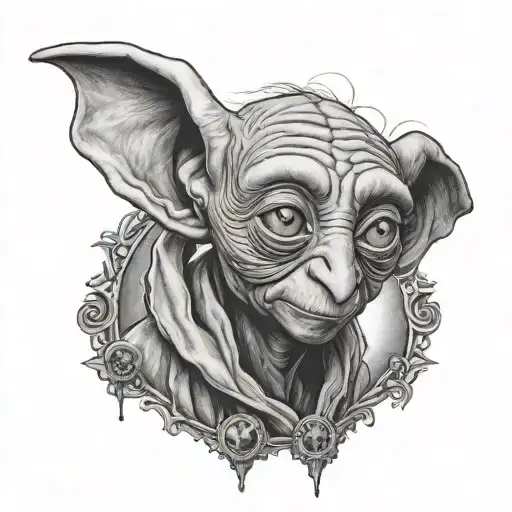 dobby harry potter unique design tattoo design idea