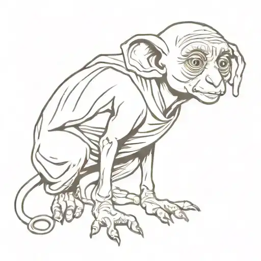 dobby harry potter always tattoo design idea