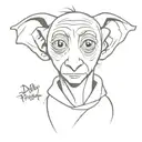 dobby harry potter  tattoo design idea