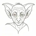 dobby harry potter  tattoo design idea