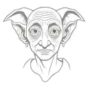 dobby harry potter  tattoo design idea