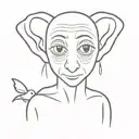 dobby harry potter  tattoo design idea