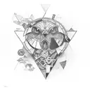 a tattoo with coordinates 28°41'42" N 77° 08' 00" E tattoo design idea