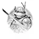 ninja turtles looking up tattoo design idea