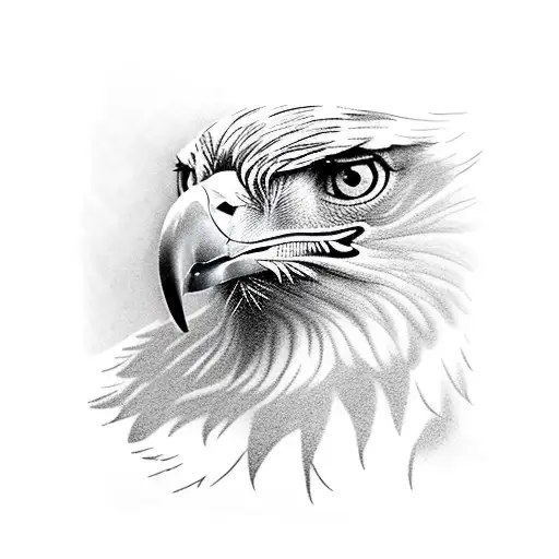 Golden Eagle Diving tattoo design idea