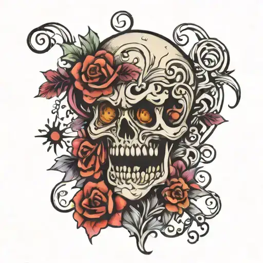 Anxiety tattoo design idea