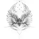 valkyrie's wings tattoo design idea