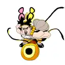 killer bee tattoo design idea