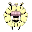 killer bee tattoo design idea