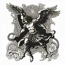 saint Michael tattoo design idea