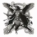 saint Michael tattoo design idea