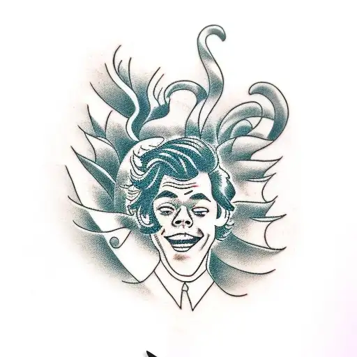 harry styles tattoo design idea