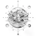 voyager tattoo design idea