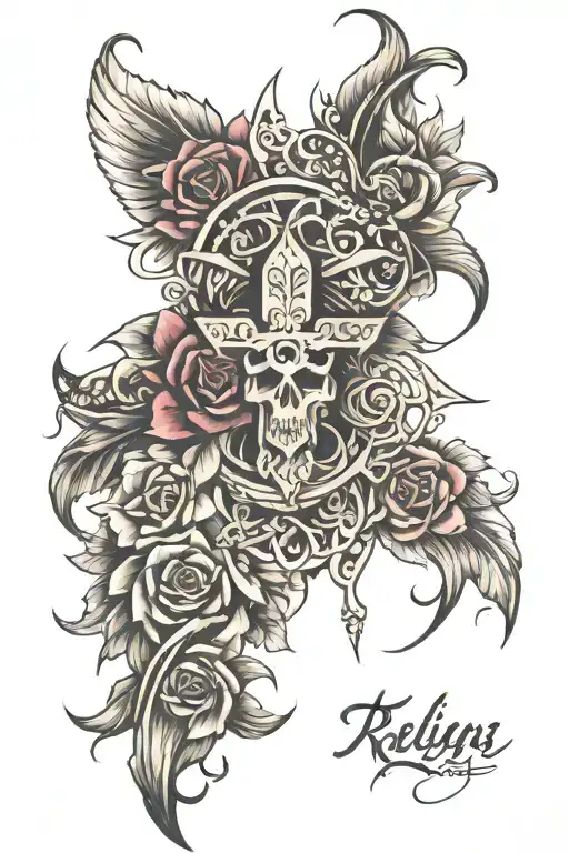 religious tattoo tattoo design idea